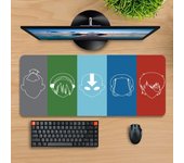 Avatar The Last Airbender Mousepad Monster Large Mouse Mat Big Desk Pad Non-Slip Rubber Mouse Pad Big Keyboard Mats Mouse Pad