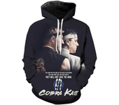 Sweatshirts for Men Cobra Kai TV Series 3D Print Oversized Hoodies Women Casual Pullover Fashion Hip Hop Harajuku Kids Clothing