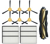Hepa Filter Side Brush for CONGA EXCELLENCE 990 for Ecovacs Deebot N79S N79 Eufy RoboVac 11 11C Brush Cover  Primary Filter