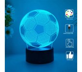 1 football 3D night light, Father's Day, holiday gift table light for family, atmosphere light, companion sleep light.