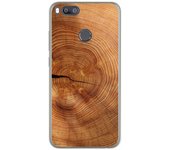 Tumundosmartphone Funda Gel Tpu para Xiaomi Mi 5X / Mi A1 diseño Madera 04 Dibujos