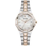 Reloj Bulova Classic Octogon Lady 98P235 bicolor