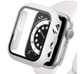 Tempered Glass+cover For Apple Watch Accessories 45mm 41mm 44mm 40mm 42mm Screen Protector Apple watch Case serie 9 4 5 6 SE 7 8