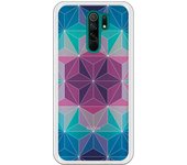 Funda compatible con Xiaomi Redmi 9 - Patron geometrico