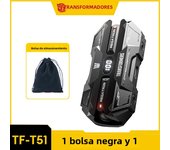 Choice TRANSFORMERS TF-T51 Bluetooth 5.4 Gaming Headsets Stereo Sound Wireless Earphones LED Display AI Translator Headphones