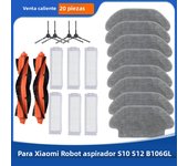 For Xiaomi Robot Vacuum S10 S12 T12 B106GL/ Mop 2S XMSTJQR2S / 3C B106CN Parts Accessories Main Side Brush Filter Mop