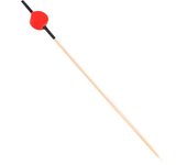 MONOUSO | Pinchos de Bambú Negro y Rojo "Japan" 12cm (100 Uds)