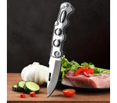 Portable Folding Knife Keychain Fruit Cutter Multipurpose Pocket Knife Utility Knives Stainless Steel Knife Kitchen Accessories