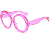 Oval New Fashion Eyeglass Frame Anti-Blu-Ray Women Eyewear Retro Men Eyeglasses Frame Trend Transparent Universal Glasses Female
