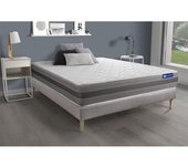 Pack colchón Actiflex relax 120x190cm + Somier, Muelles ensacados y espuma viscoelástica, 3 zonas de confort