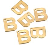 30pcs Stainless Steel Gold Color A-Z 26 Letter Pendant Alphabet Charms Pendant for DIY Jewelry Making Earrings Bracelet Necklace
