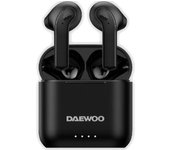 Auriculares Bluetooth Daewoo DW2020 con estuche de carga/ Autonomía 5h/ Negros