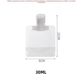 10Pcs 30/50/100ML Thickened Travel Subpackage Cosmetic Lotion Shower Gel Shampoo Portable Facial Cleanser