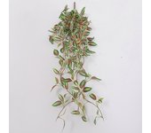 1pc Persian fern Leaves Artificial Hanging Plants Vines Home Wedding Christmas Decor Plastic Grass Wall Balcony Room Decoration