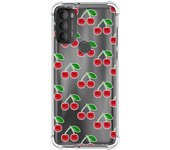 Funda Silicona Antigolpes para Motorola Moto G71 5G diseño Cerezas Dibujos
