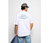 Silbon - Camiseta special fit never stop blanca