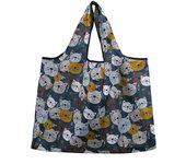 Bolsa de Compras plegable, Bolsa de Compras impermeable, Bolsa DE LA Comprar Reutilizable 50x40cm Bolsa Ecológica para Compras,Estable, Lavable, Resistente, Ecológica.
