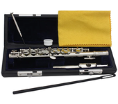 SLADE Piccolo 16 Holes C Key Multicolor Silver Key Piccolo White Copper Blow Pipe Woodwind Instrument  with Accessories