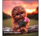 Cute Baby Yoda And Chewbacca Art 5d Diamond Painting Kits Full Drills Cross Stitch Embroidery Home Decor