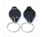 1pcs 5pcs 10pcs 365/395NM Mini Keychain LED Flashlight Promotion Gifts Torch Lamp Key Ring Light Torch Black Light Ultraviolet