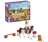 Schleich Set Horse Club Hannah - Colección Exclusiva - Juguete para Niños - Detalles Realistas