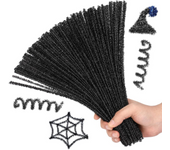 Fenrry 100Pcs Pipe Cleaners Chenille Stem Glitter Color for Pipe Cleaners DIY Arts Crafts Decorations Chenille Stems