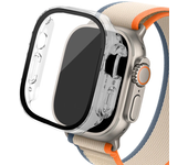 Glass+case For Apple Watch Ultra 2 case 49mm smartwatch PC Bumper+Screen Protector Tempered Cover iwatch series band Accessories