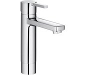 ROCA A5A3D96C00 NAIA Grifo Monomando Lavabo Mezzo Plus Liso Desagüe Clic Clac Cromo