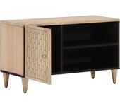 vidaXL Mueble de TV madera maciza de mango 80x31x46 cm, Mueble de Salon, Mueble TV, Mueble TV salon, Mesa de TV, Mueble tele