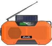 IPX5 impermeable múltiple de la emergencia solar de la mano de la manivela de la Radio de 5000 mAh
