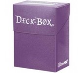 Caja de mazo para cartas solid ultra pro morada 85 cartas
