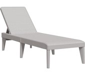 vidaXL Tumbona de PP capuchino 186x60x29 cm Blanco, Capuchino, Marrón Sillas de Exterior Ideal para jardín, playa, piscina, terraza Tumbona Piscina Tumbonas Playa Tumbonas Jardín Exterior