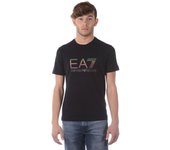 Emporio Armani EA7 Camiseta Algodon Hombre Negro 3 ZPT41PJ18Z 1200