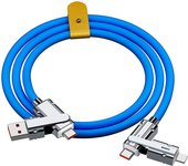 120W 4 in 1 Multi-function Mobile Phone Data Cable PD Fast Charging Cable Charger for Huawei Xiaomi iPhone