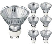 Gu10 Halogen Spotlight Bulbs 35w 220-240v 2700k Warm White Dimmable Pack Of 6 [energy Class G]