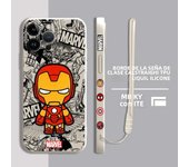 Cartoon Marvel Spiderman Groot Case for Apple iPhone 13 Pro 15 Plus XS Max 12 Mini 14ProMax 11 XR SE 8 7 Square Liquid Cover