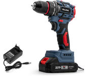 Taladro attornillador inalámbrico de 21 V, desattornillador inalámbrico Con 1 Batería,