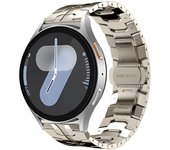 20mm For Samsung Watch7 40/44mm Quick Fit Metal Strap No Gaps Business Bracelet For Samsung Watch4/5/6 43mm Stainless Steel Band