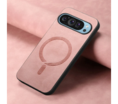 for Magsafe PU Leather Phone Case for Google Pixel 9 Pro XL Matte Magnetic Wireless Charging Cover for Pixel 7A 8A 8 7 Pro