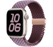 Braided Strap For Apple Watch Band 44mm 40mm 45mm 49mm 41mm 38 buckle Bracelet  iWatch Series se 7 6 8 9 10 Ultra2 Magnetic Band