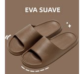 Women's Summer Flip-Flops Men Slippers Solid Simple Bath Shower Non-Slip Soft Eva Slippers Outdoor Couple Shoes Men Flip Flops