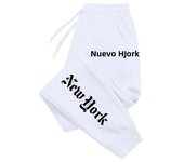 Daily Sweatpants Casual NEW YORK Print Jogging Pants Men Women The Four Seasons Fitness Sport Trousers Men's Clothing