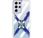 Funda original compatible con Samsung Galaxy S21 Ultra - S30 Ultra - Club Deportivo Tenerife Escudo Clear
