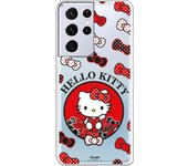 Funda original compatible con Samsung Galaxy S21 Ultra - S30 Ultra - Hello Kitty Lazitos de Colores