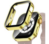 Glass+Cover for Apple Watch case 45mm 41mm accessories 44mm 40mm Tempered Screen Protector Protective iWatch series 7 8 9 SE 6 5