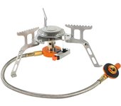 Folding Mini Camping Gas Stove Gas Burner Small Backpacking Hiking Mini Propane Cooker