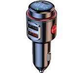 Car FM Transmitter Handsfree Calling Car Kit Car MP3 Player Type C PD 30W USB  QC3.0 Fast Charging Dual USB Car Charger