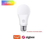 COOLO Zigbee 3.0 Led Light bulb E27 15W RGB+WW+CW Tuya Smart Home Led Lamp Compatible With Alexa Amazon Google Assistant