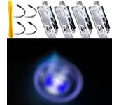 4Pcs Car Door Lights Logo Compatible with Partial 3/4/5/6/7/X/Z/M/GT Series, Except G02/05/06/07/20/21/22/23/26/80/82/83 E39/46