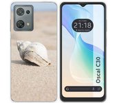 Funda Silicona para Blackview Oscal C30 / C30 Pro diseño Concha Dibujos